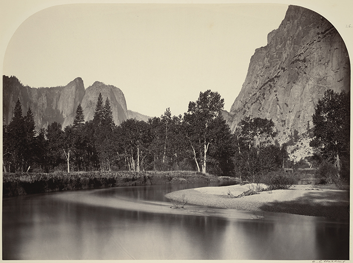 Carleton E. Watkins, American (1829-1916). <em>View from Camp Grove, Yosemite</em>, 1861.