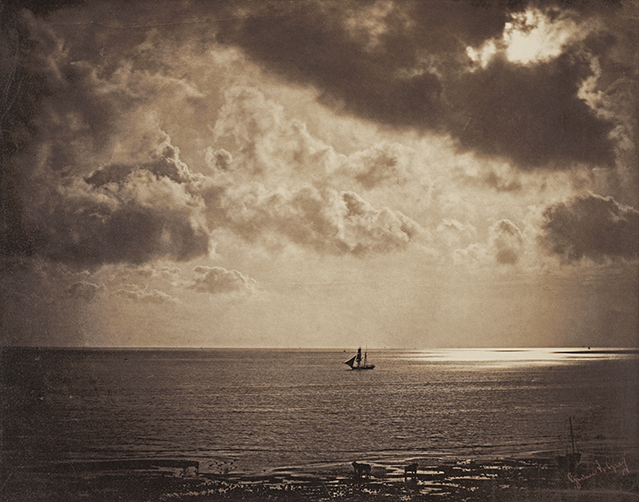 Gustave Le Gray, French (1820-1884). <em>Brig upon the Water</em>, 1856.