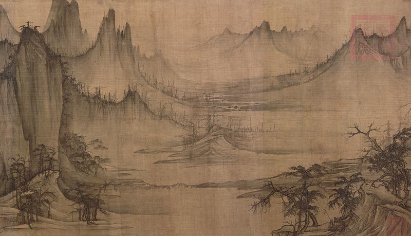 Xu Daoning, Chinese (ca. 970-1051/1052). <em>Fishermen’s Evening Song</em> (section), ca. 1049, Northern Song Dynasty (960-1127).