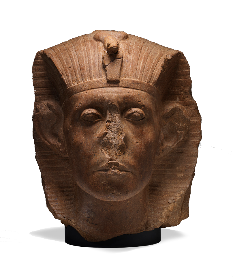 <em>Head of Sen-useret III</em>, ca. 1874-1855 B.C.E..